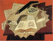 Juan Gris The book is opened oil painting artist